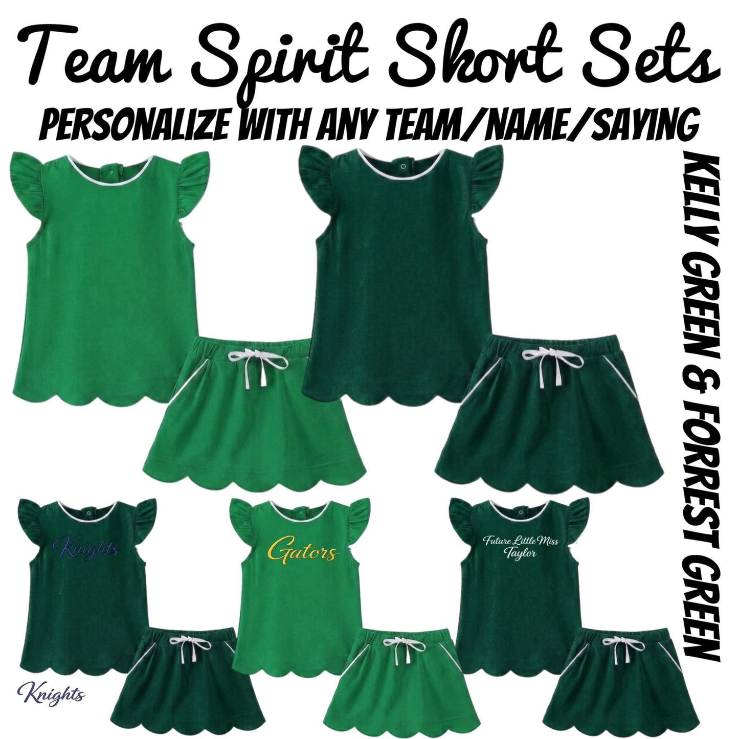 Team Spirit Skort Sets