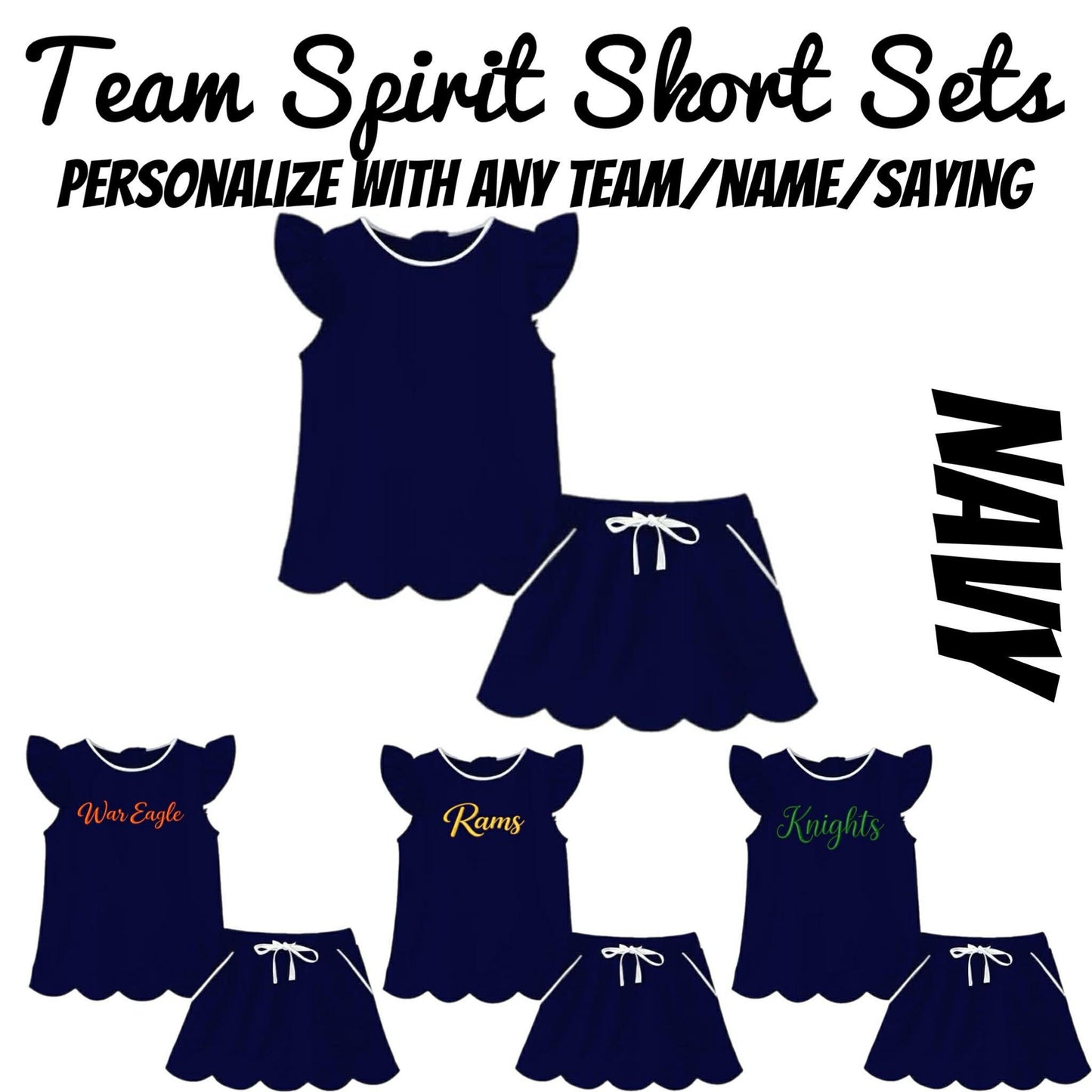 Team Spirit Skort Sets