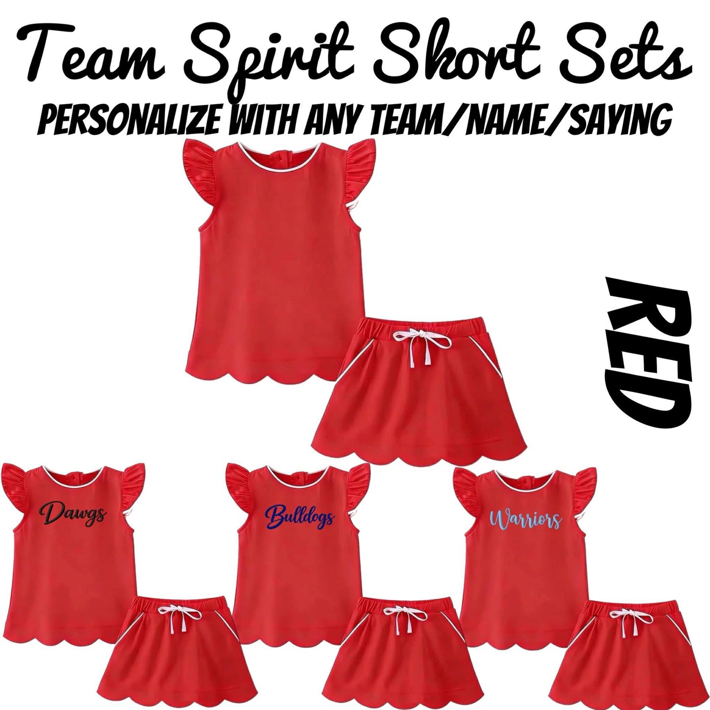 Team Spirit Skort Sets