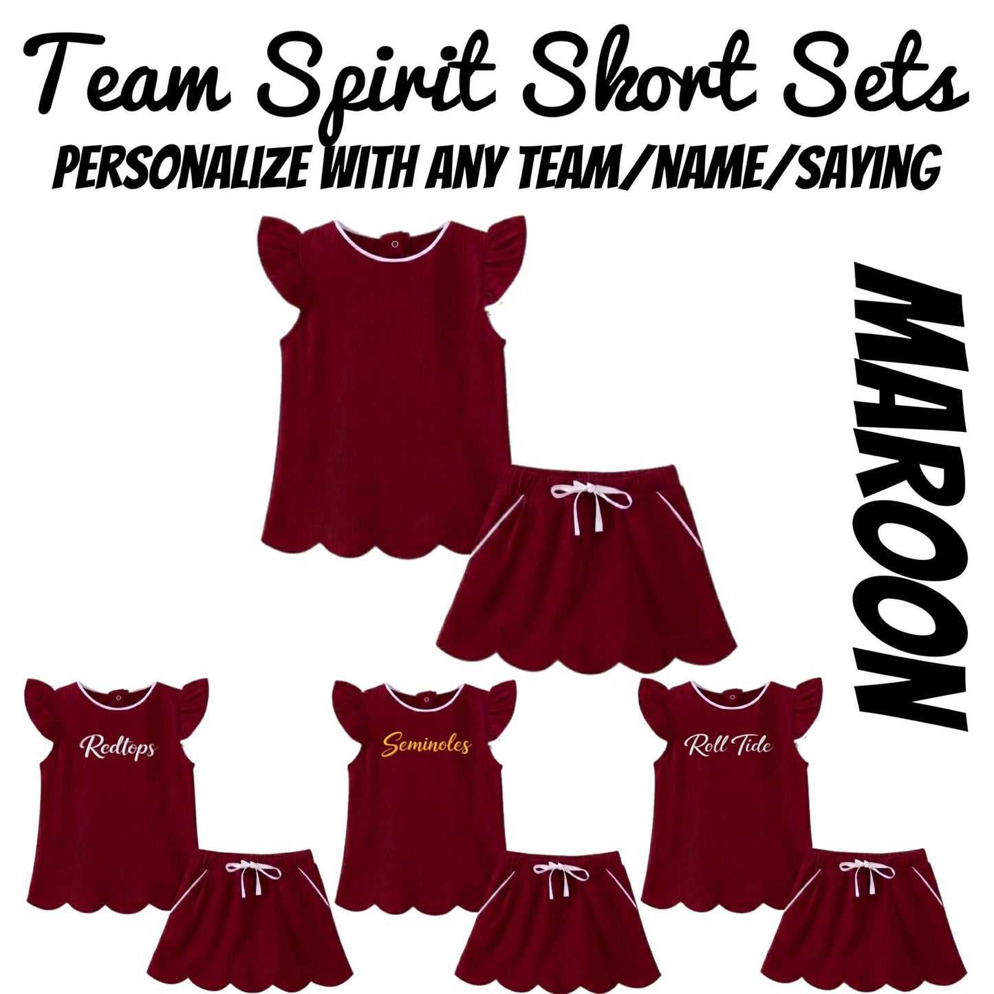 Team Spirit Skort Sets