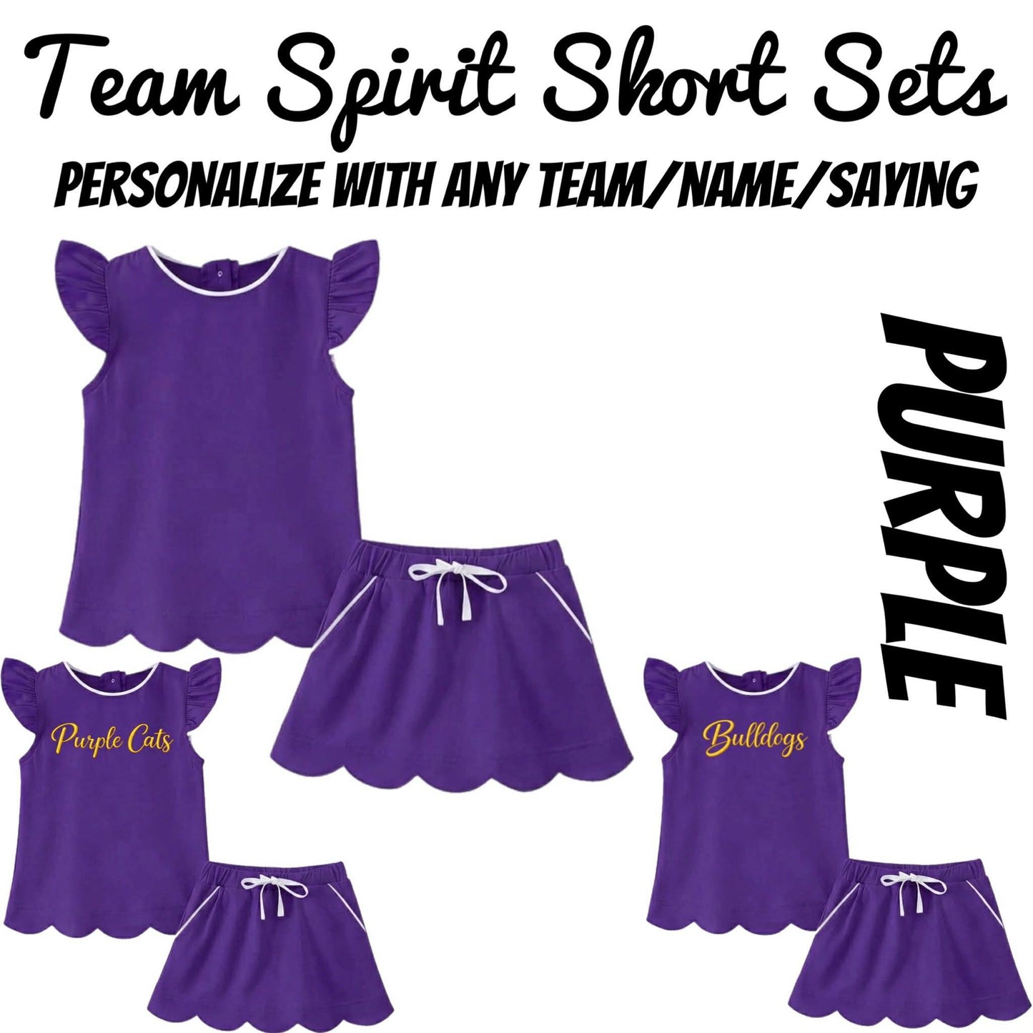 Team Spirit Skort Sets