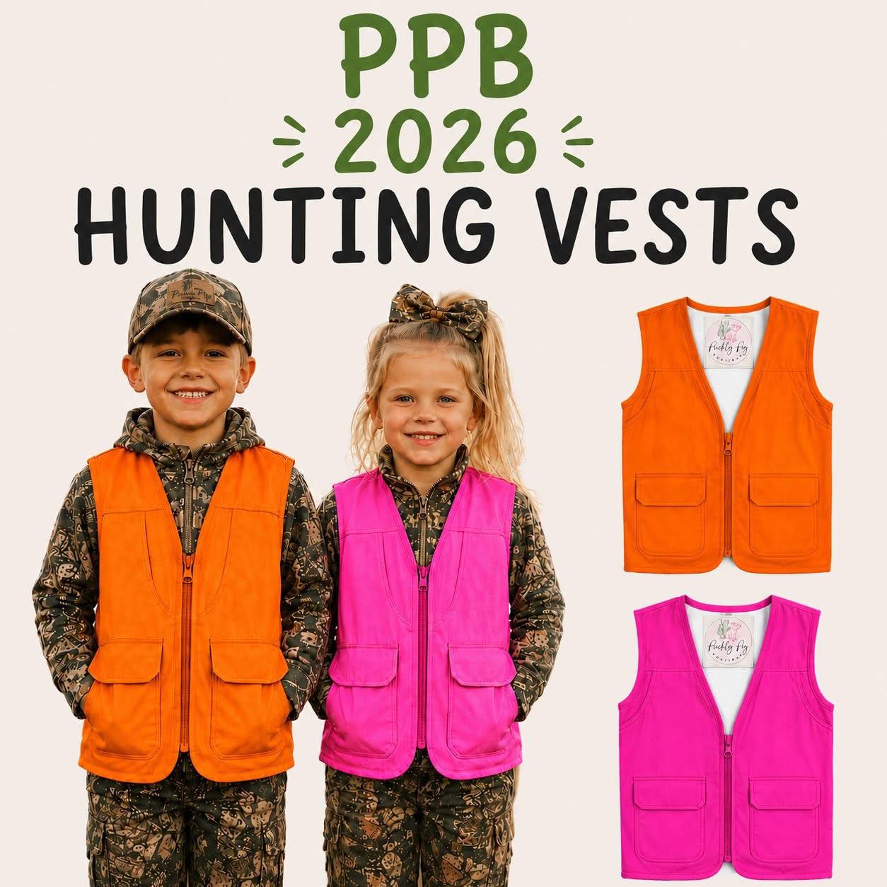 WHOLESALE- Hunting Vest 2026 - WHOLESALE