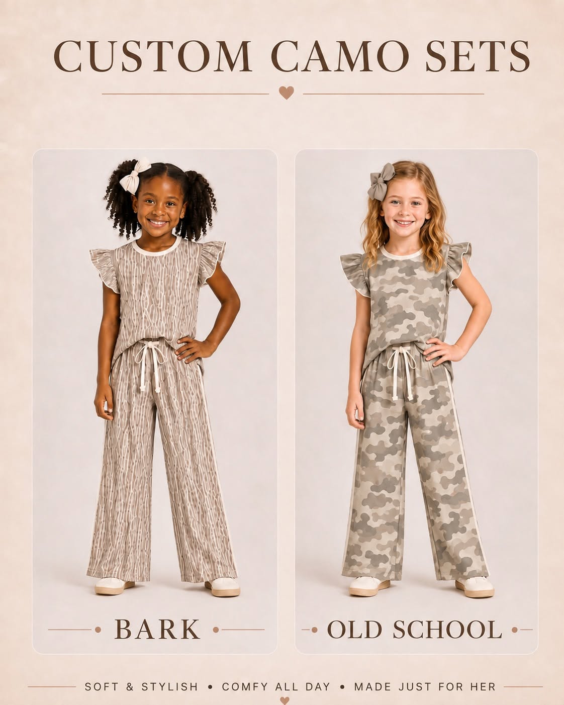 Custom Camo Sets - Bark + Old School