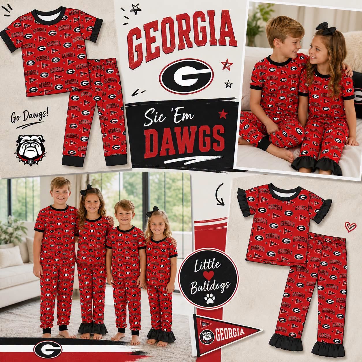 UGA + GSU PJs  - WHOLESALE